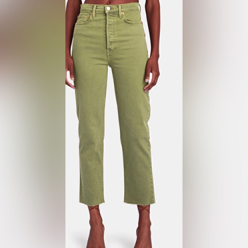 RE/DONE 70s High-Rise Stove Pipe Jeans NWT Size 28